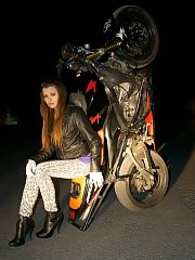 Photo 2, Biker girl and passionate