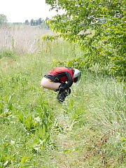 Photo 5, Biker woman pissing