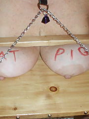 Photo 13, Tit bondage - home